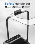 Walking Pad Treadmill with Handle Bar and Adjustable Incline, Compact Portable Treadmills for Home Office, 2.5HP Quiet Anti-Slip Under Desk Treadmills, 0.6-3.8 MPH Remote Speed Control - Image 2