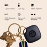 Bluetooth Tracker, Keys Finder and Item Locator for Keys, Bags and More. Phone Finder. Both iOS and Android Compatible. - Image 3