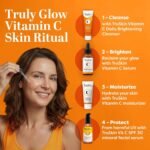 Brightening Vitamin C Serum for Face with Hyaluronic Acid, 1 fl oz | Anti aging face serum with Vitamin E to improve the look of dark spots, fine lines, skin tone & support radiant-looking skin - Image 8