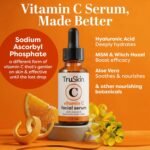 Brightening Vitamin C Serum for Face with Hyaluronic Acid, 1 fl oz | Anti aging face serum with Vitamin E to improve the look of dark spots, fine lines, skin tone & support radiant-looking skin - Image 3