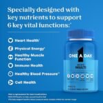 One A Day Multivitamin for Men - Daily Mens Multivitamins with Vitamin D, Zinc, Folic Acid, and B Vitamins, Physical Energy Support, 200 Count - Image 8