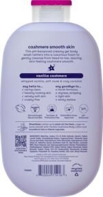 eos Body Wash, Vanilla Cashmere, Moisturizing Creamy Gel Formula with Shea Butter, Glycerin, Vitamin E, pH Balanced, Sensitive Skin, Vegan, 16 fl oz - Image 2